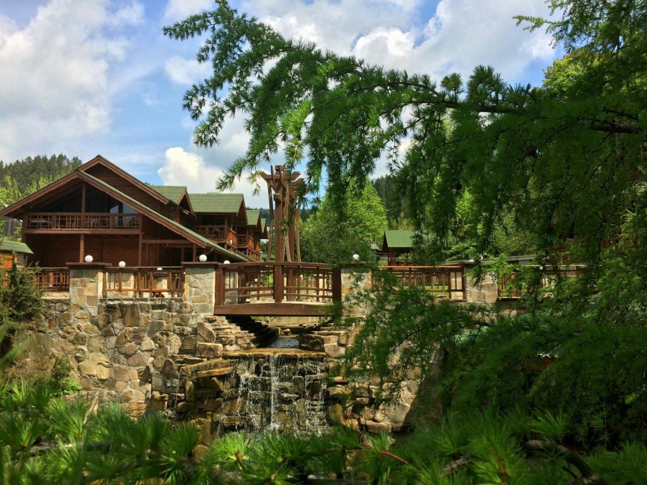 Hotel Eco Sadiba Kaskad Velyka Volosyanka Exteriér fotografie