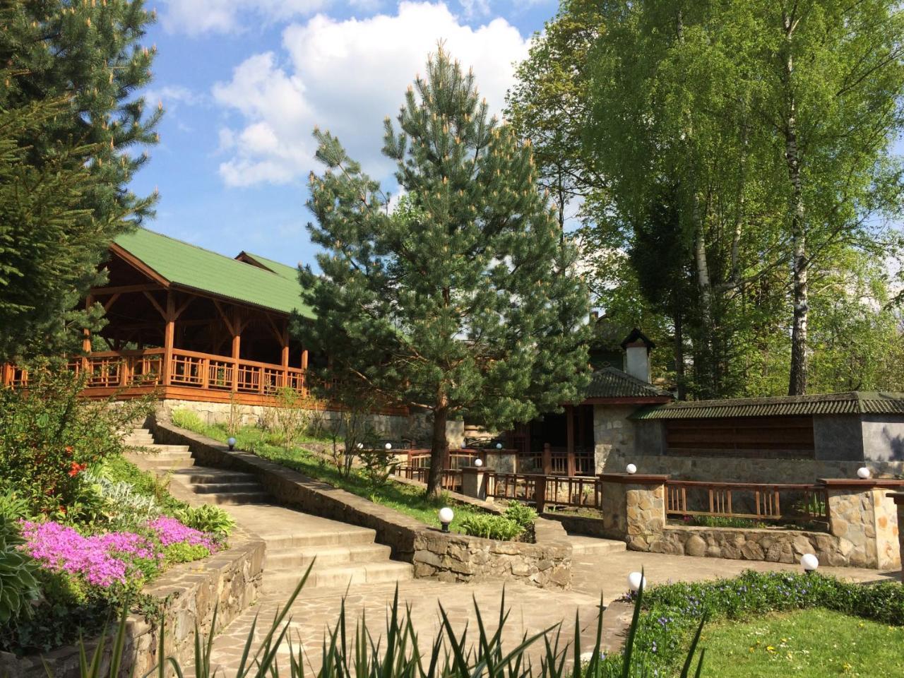 Hotel Eco Sadiba Kaskad Velyka Volosyanka Exteriér fotografie